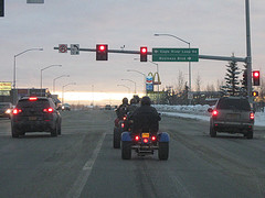 Anchorage Winter Traffic