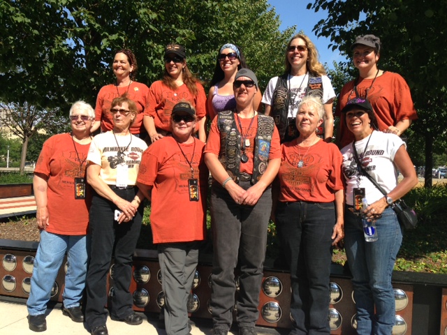 All the women who made the trip