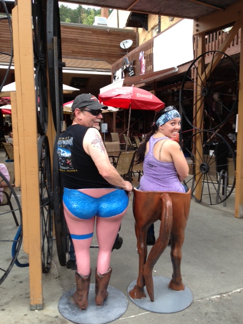 Horsing around deadwood