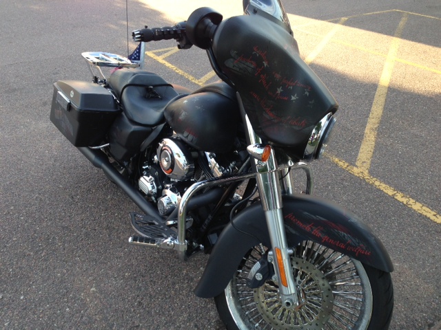 Lady Road Dog finally met up with us.