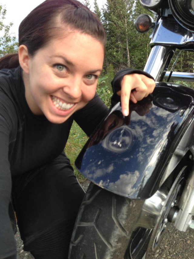 Luckily it was just my fender!