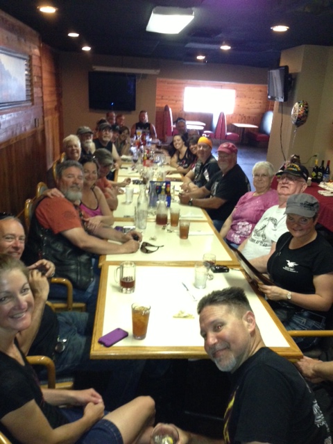 The whole group together for my bday!