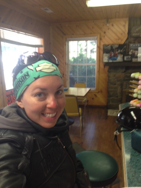 Miserably cold but thankful for the mom and pop and their tea! 