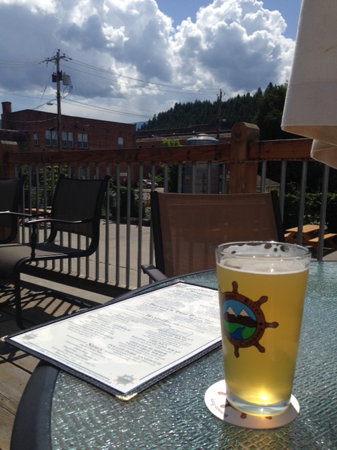 Huckleberry wheat brew