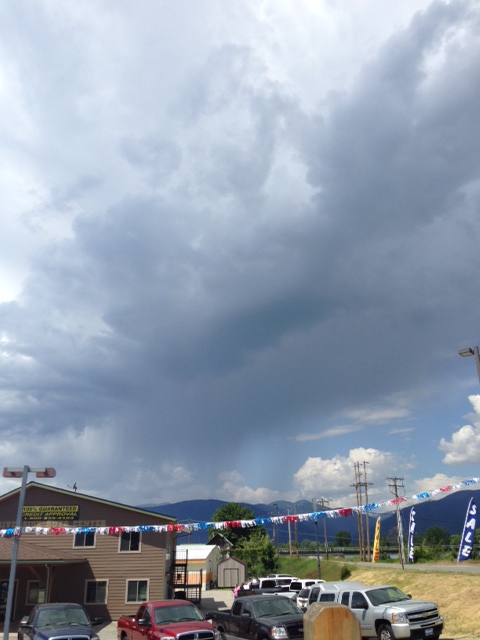 Looks like rain coming back to the road!