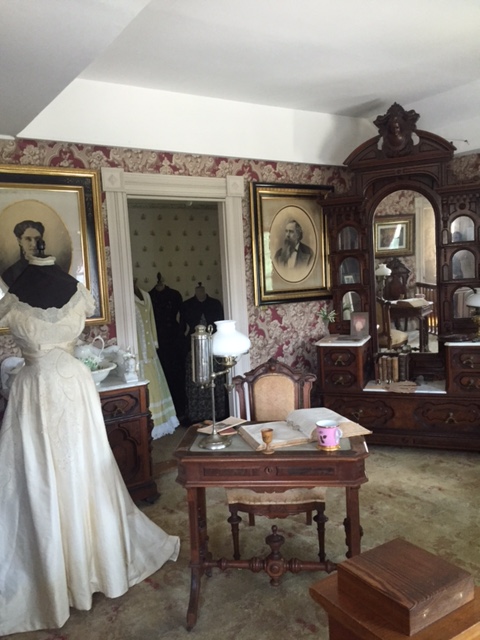 Original owners of the house, clothing and furniture